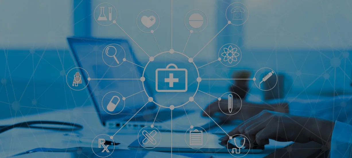 Image showcasing corporate and personal healthcare software, providing comprehensive healthcare solutions.